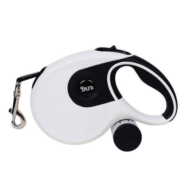 Retractable Dog Leash with One-Button Control and Soft Grip