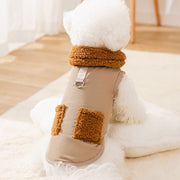 Korean-style Coffee Sweater for Small Pets, ideal for Autumn & Winter