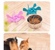 Suction Cup Rotating Food Bowl Can Be Cut Pet